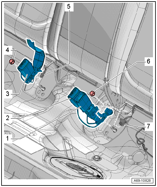 Volkswagen Passat. Karosserie-Montagearbeiten Innen