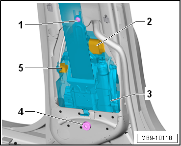 Volkswagen Passat. Karosserie-Montagearbeiten Innen