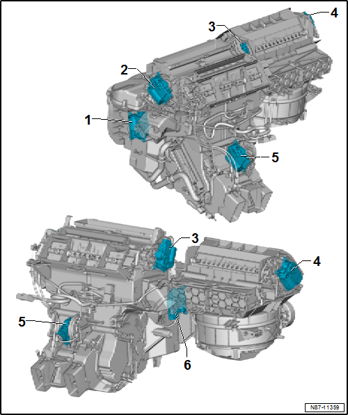 Volkswagen Passat. Heizung, Klimaanlage