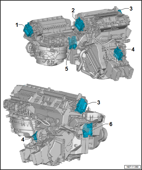 Volkswagen Passat. Heizung, Klimaanlage