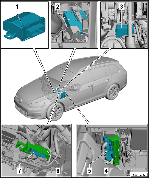 Volkswagen Passat. Elektrische Anlage