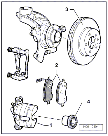 Volkswagen Passat. Bremsanlage