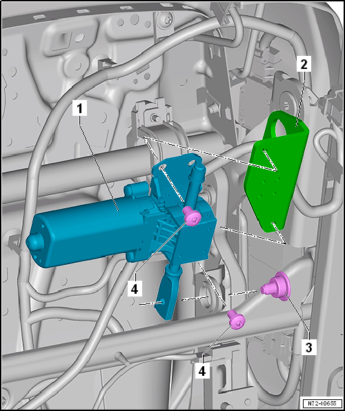 Volkswagen Passat. Karosserie-Montagearbeiten Innen