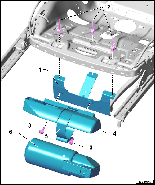 Volkswagen Passat. Karosserie-Montagearbeiten Innen