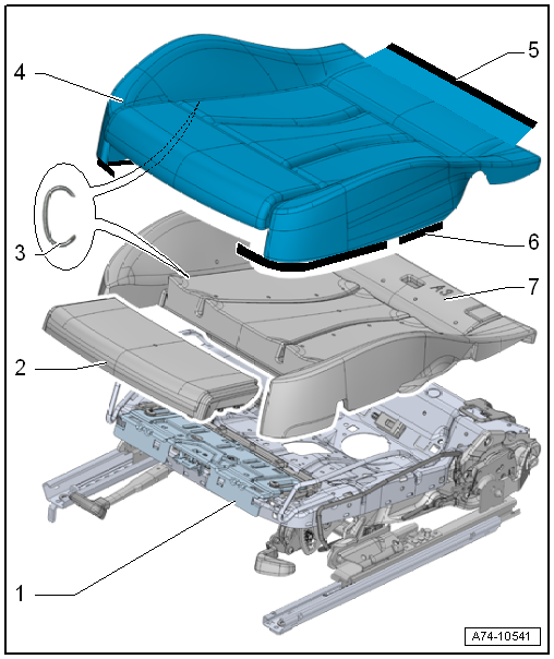 Volkswagen Passat. Karosserie-Montagearbeiten Innen