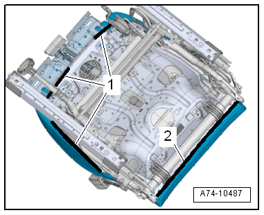 Volkswagen Passat. Karosserie-Montagearbeiten Innen