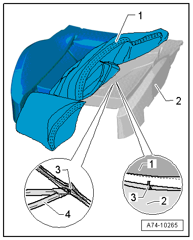 Volkswagen Passat. Karosserie-Montagearbeiten Innen