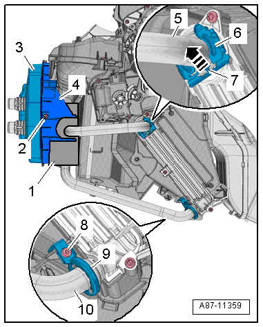 Volkswagen Passat. Heizung, Klimaanlage