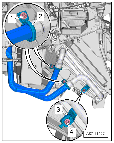 Volkswagen Passat. Heizung, Klimaanlage