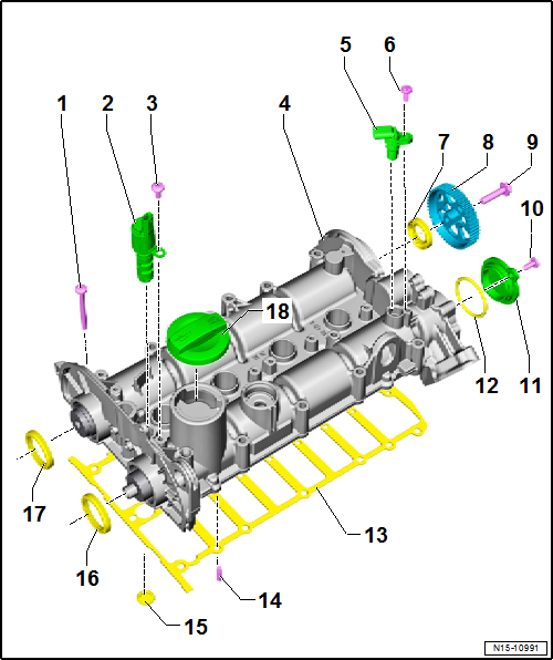 Volkswagen Passat. 4-Zyl. Einspritzmotor (1,4 l-Motor Direkteinspritzer, Turbolader)