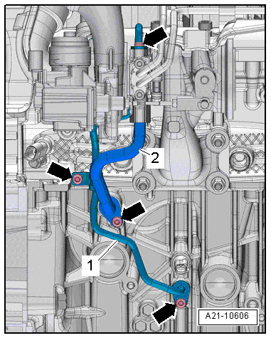 Volkswagen Passat. 4-Zyl. Einspritzmotor (1,4 l-Motor Direkteinspritzer, Turbolader)