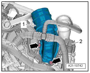 Volkswagen Passat. 4-Zyl. Einspritzmotor (1,4 l-Motor Direkteinspritzer, Turbolader)