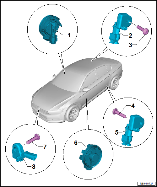 Volkswagen Passat. Karosserie-Montagearbeiten Innen