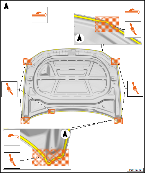 Volkswagen Passat. Fahrzeugspezifische Informationen Lack