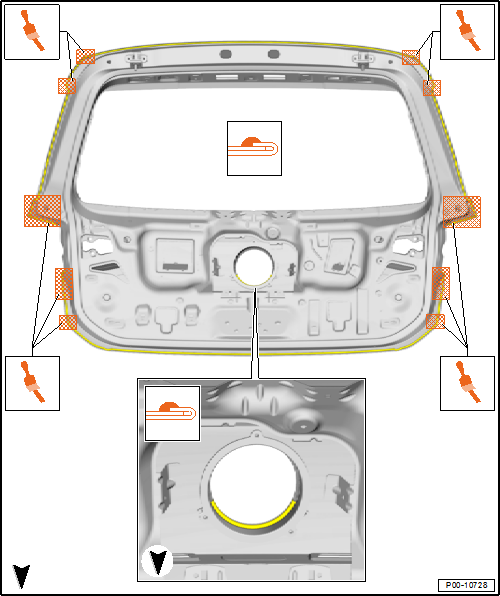 Volkswagen Passat. Fahrzeugspezifische Informationen Lack