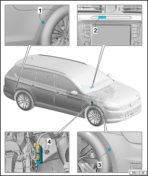 Volkswagen Passat. Elektrische Anlage