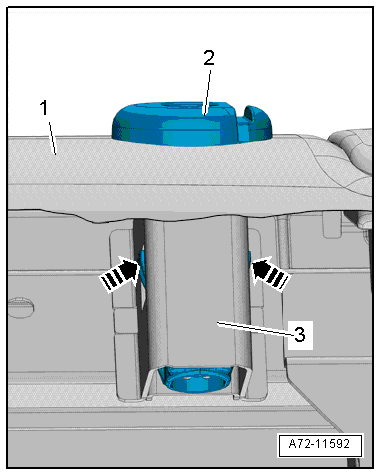 Volkswagen Passat. Karosserie-Montagearbeiten Innen