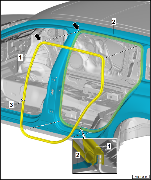 Volkswagen Passat. Karosserie-Montagearbeiten Außen